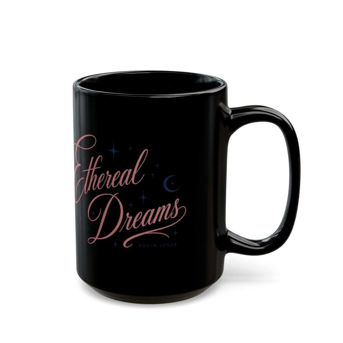 Ravyn Lenae "Ethereal Dreams" Black Mug - alternate angle 5, merchandise
