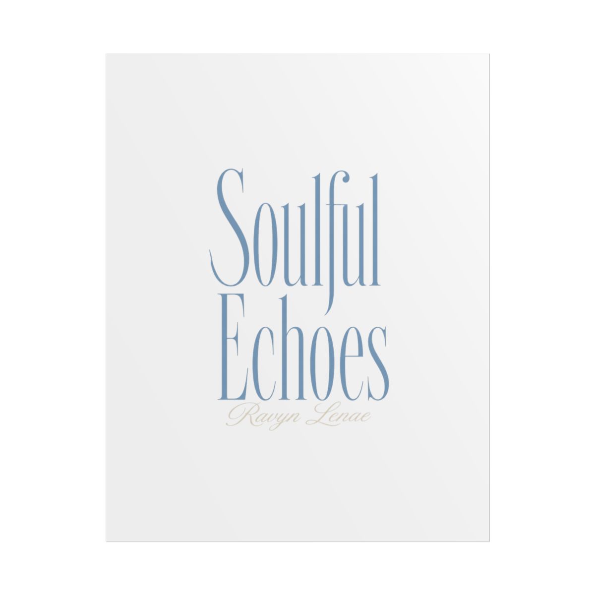 Ravyn Lenae "Soulful Echoes" Poster - alternate angle 1, merchandise